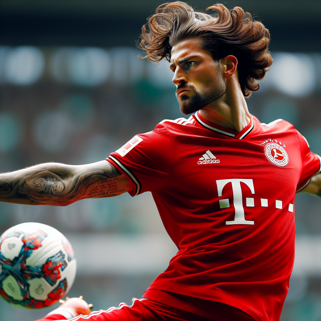 Bundesliga-Spieler im Einsatz