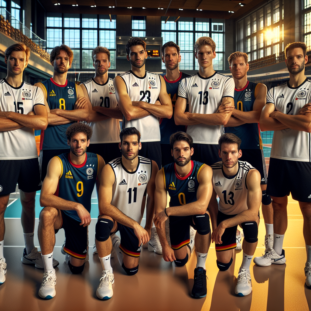 Deutsches Volleyballteam bei der EM 2025
