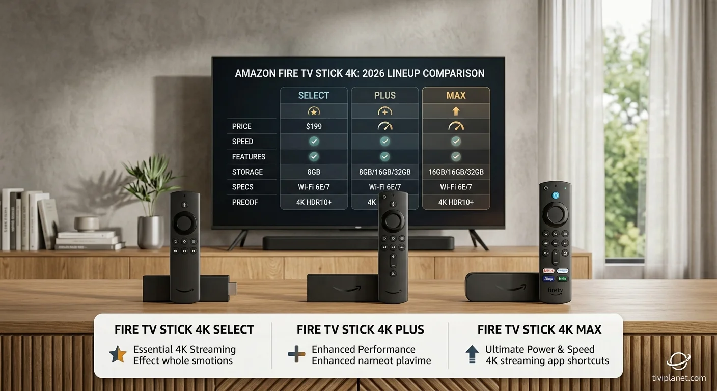 Fire TV Stick 4K Select vs Plus