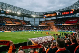 Netherlands 3-1 Tunisia