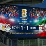 FIFA World Cup 2026 Egypt 1-1 Iran