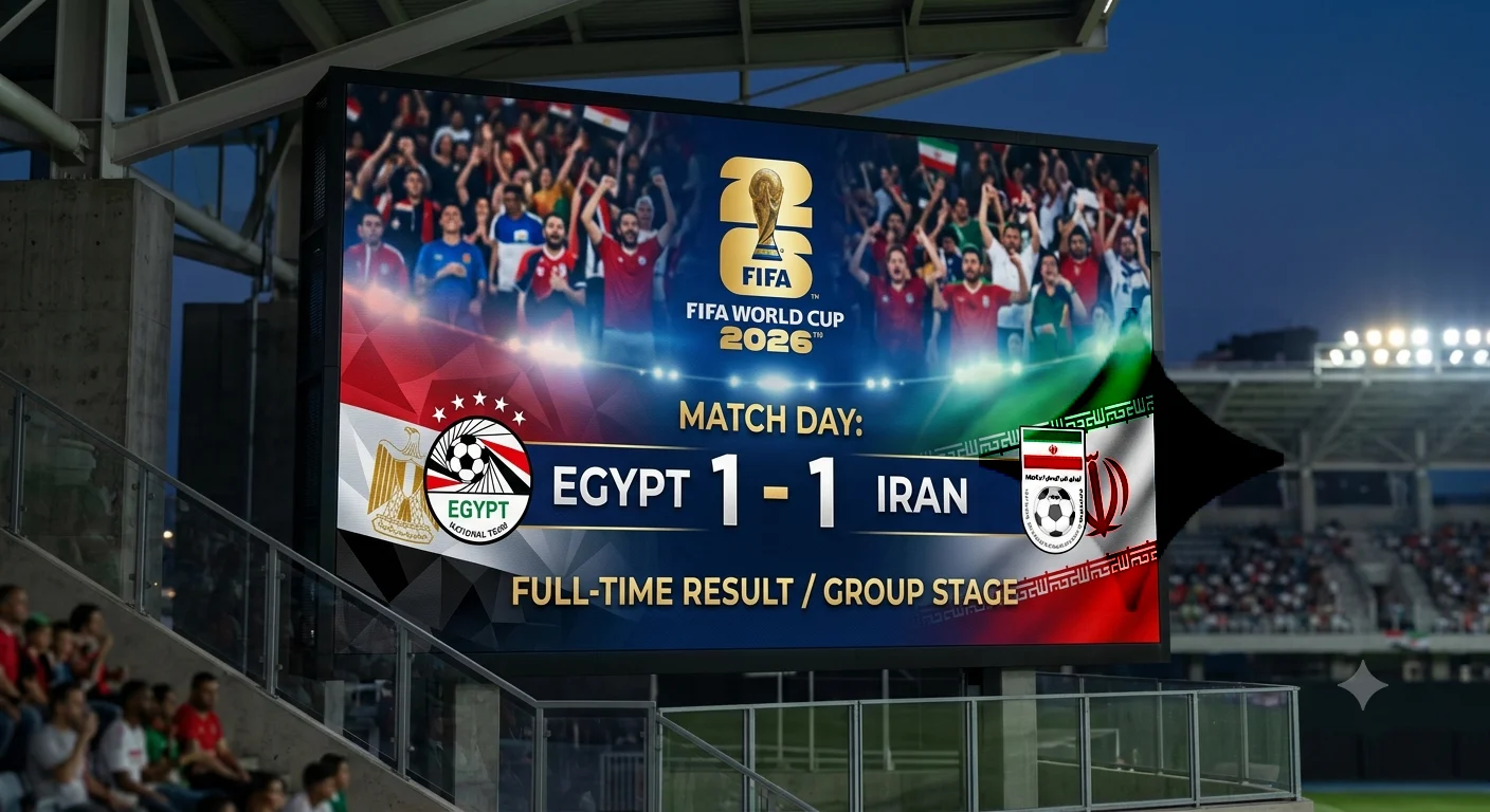 FIFA World Cup 2026 Egypt 1-1 Iran