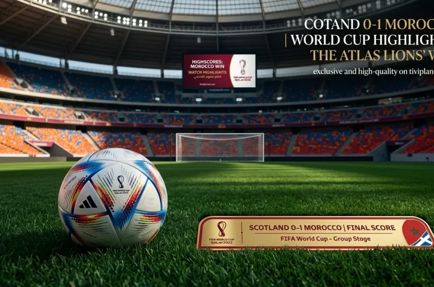 Scotland 0-1 Morocco World Cup 2026