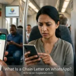 Kettenbrief auf WhatsApp