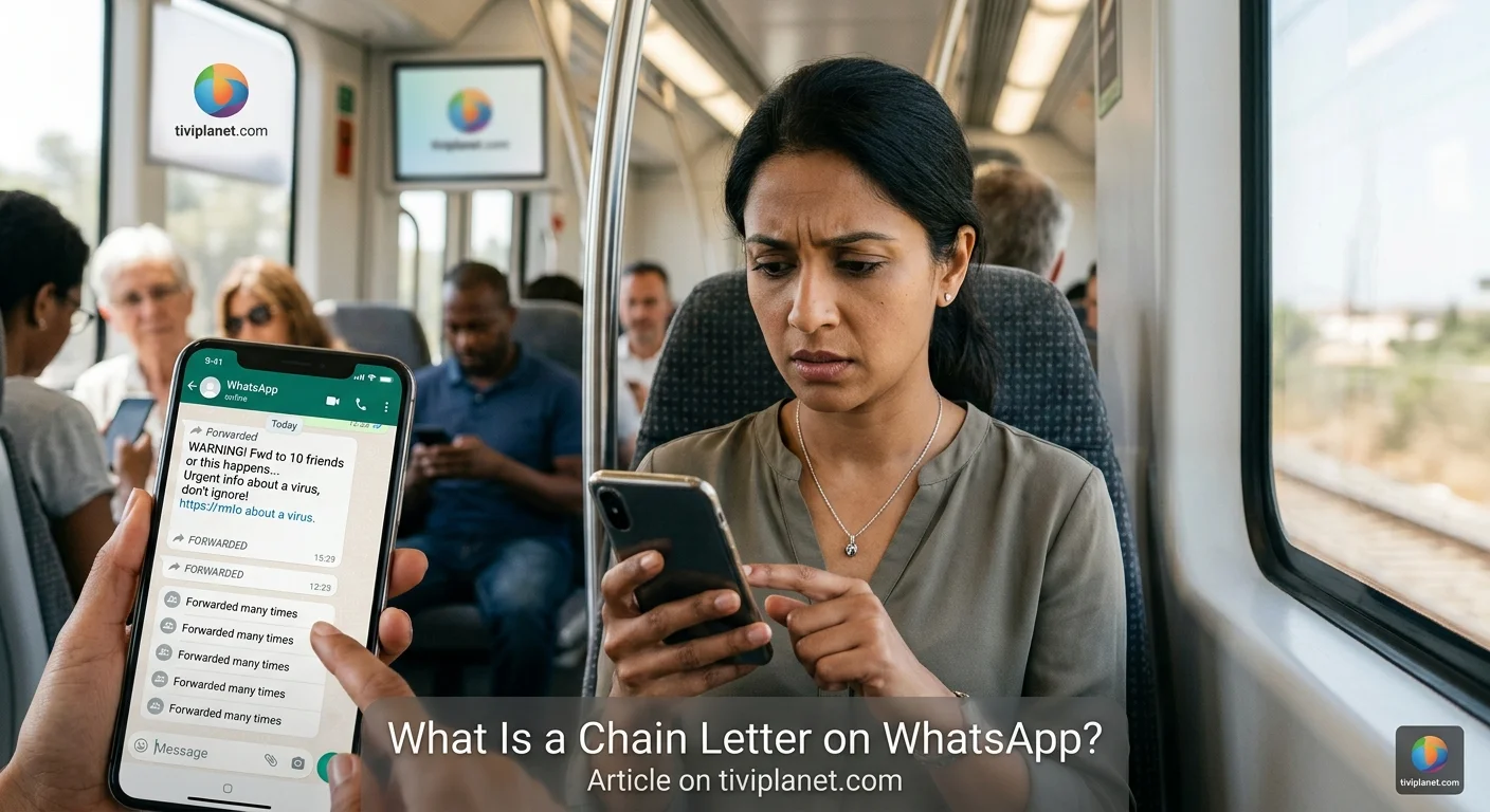 Kettenbrief auf WhatsApp
