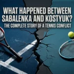zwischen Sabalenka und Marta Kostyuk Geschehen
