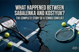 zwischen Sabalenka und Marta Kostyuk Geschehen