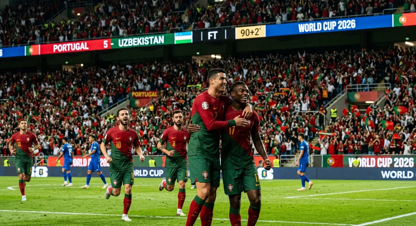 Portugal vs. Uzbekistan Full Highlights