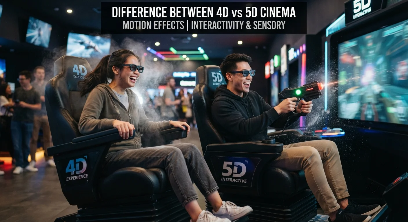  Difference Between 4D and 5D Cinema