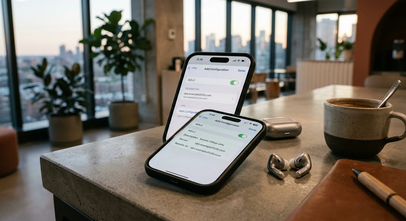 IKEv2 VPN setup on iPhone