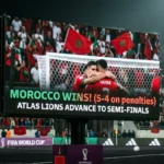 Morocco win over the Netherlands