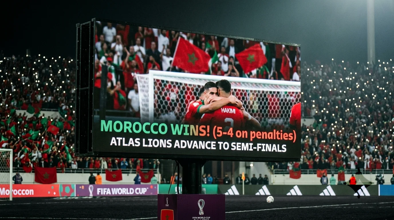 Morocco win over the Netherlands