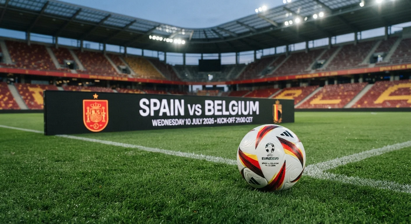 Watch Spain v Belgium LIVE