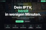 Startseite von TiviPlanet mit Navigation zu Preisen, Anleitungen und Testzugang