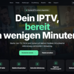 Startseite von TiviPlanet mit Navigation zu Preisen, Anleitungen und Testzugang